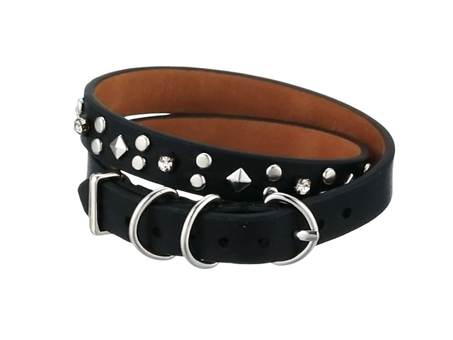 Rebecca Minkoff Studded Double Wrap Red Leather Bracelet Rebecca Minkoff genuine leather bracelet | Mercari main image 3