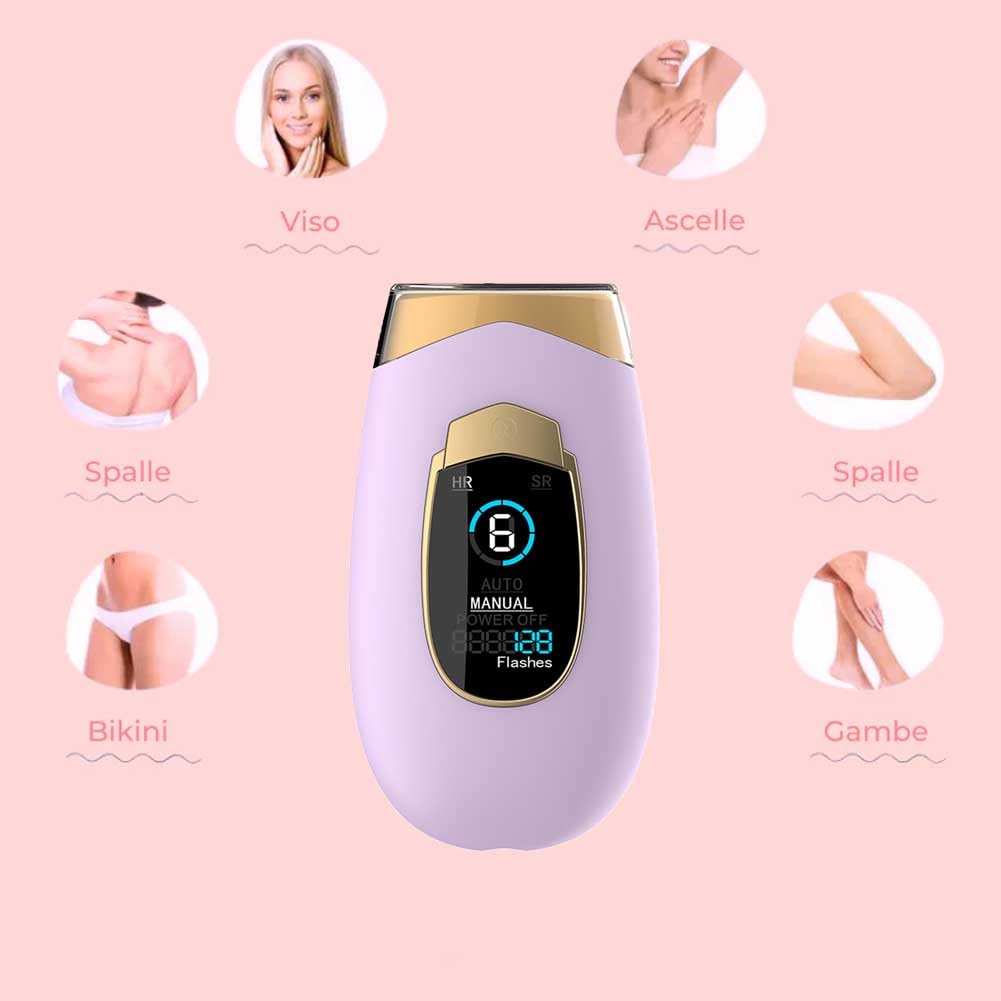 LumiSilk Lumina Luce Pulsata - Lumina Da LumiSilk Epilatore Luce Pulsata, Protettivo Epilatore LucePulsata, 6 Livelli Di Intensità-Indolore, Sicuro E Delicato, Adatto a Tutte Le Parti (Bianco)