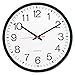 Universal 10431 Round Wall Clock, 12 5/8-Inch Dia, Black