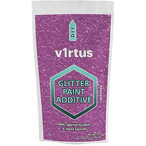v1rtus Lavender Glitter Paint Additive 100g Cover