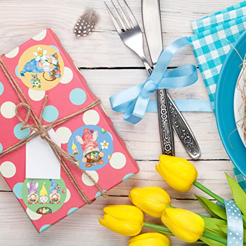 Easter Gnomes Stickers For Kids 500Pcs Per Roll Happy Easter Stickers For Easter Party Supplies #TOP4