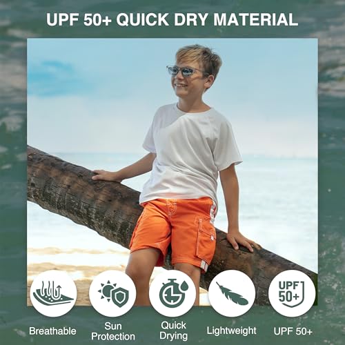 Image of Kanu Surf Boys' Paradise Floral Swim Trunk