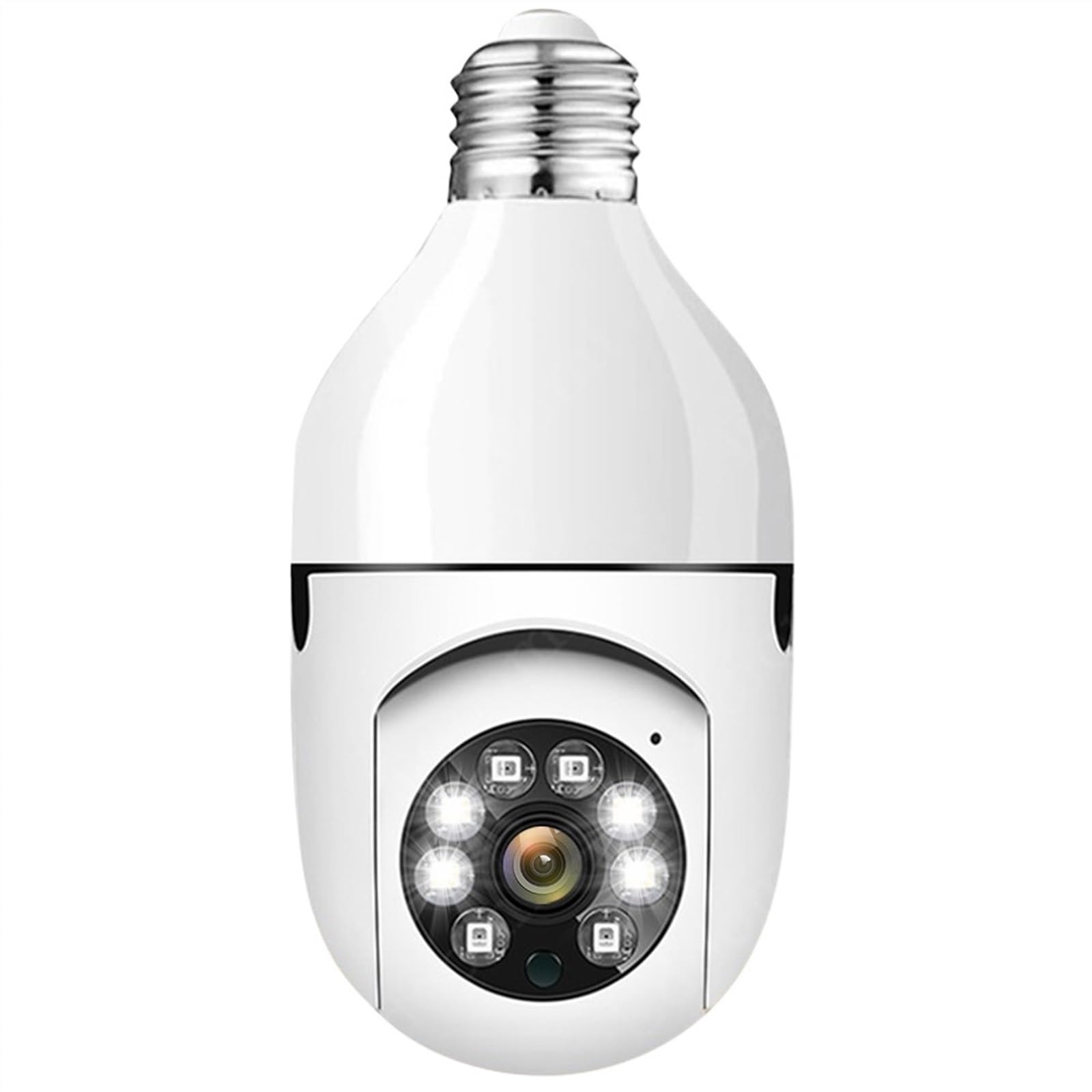CVFRDD Tuya Bullb Camera Indoor Security Protection 2K 5G Baby Monitor Cameras Auto Tracking 1080P Video Surveillance IP Camera(2K 3MP Add 64G Card)
