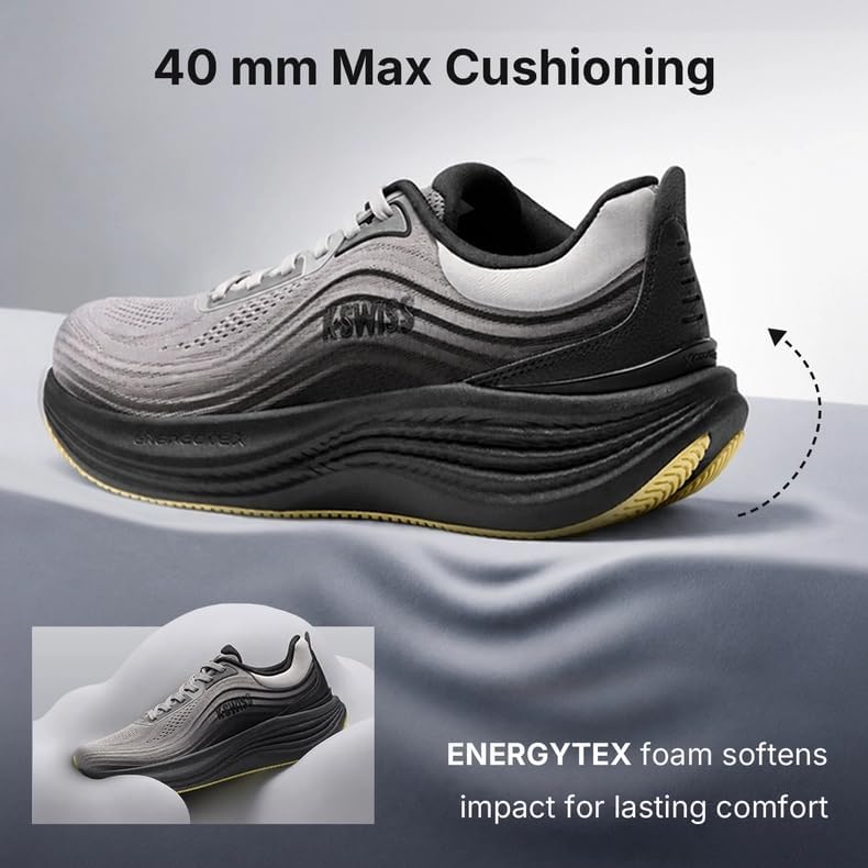 K-Swiss Men's Echo Soft Cushioned Running & Walking Shoe