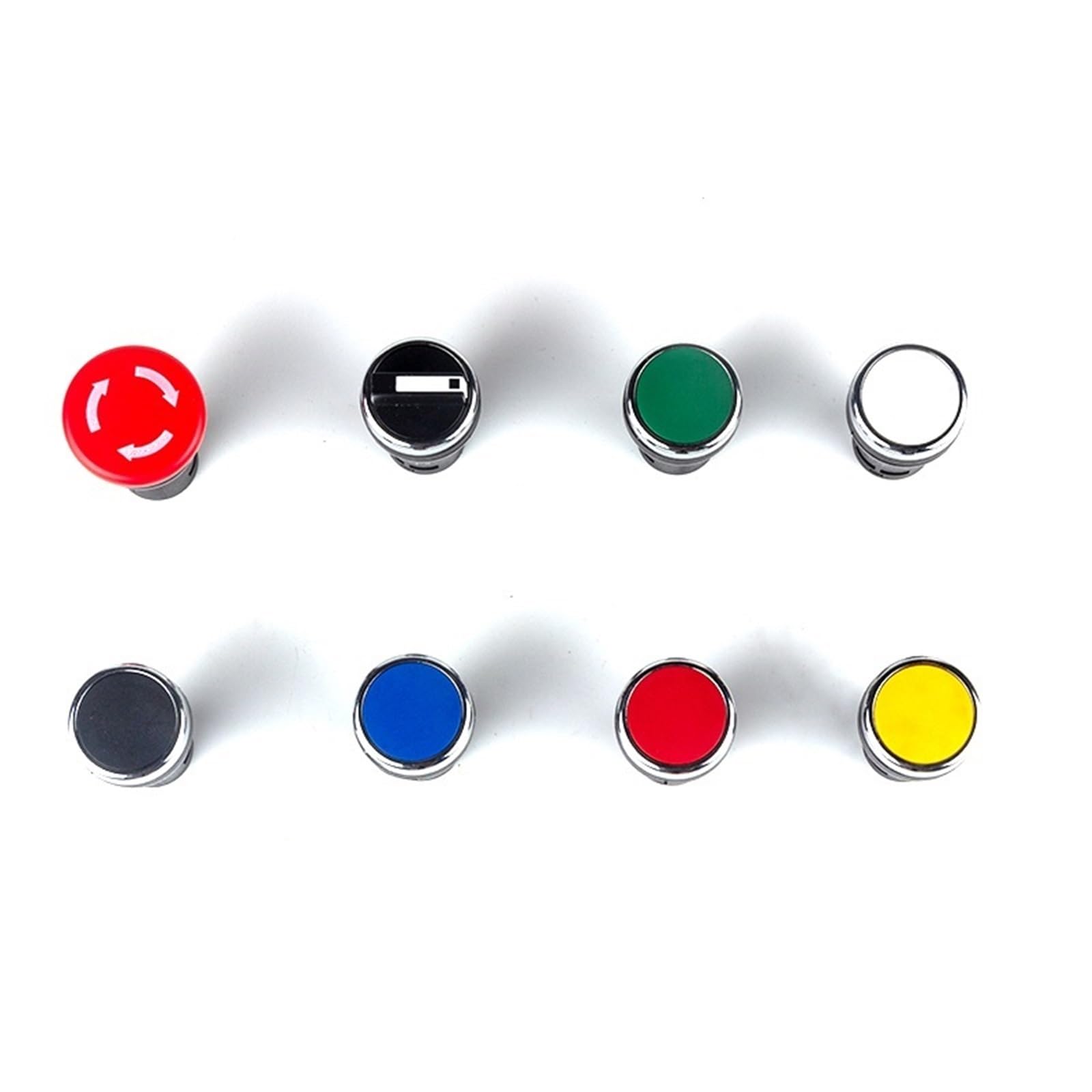 22 mm LA38-11/206A przełącznik przyciskowy przełącznik pokrętła NO/NC samoblokujący/zatrzaskowy samoblokujący/automatyczny reset/moment 1 szt. (kolor: zielony)