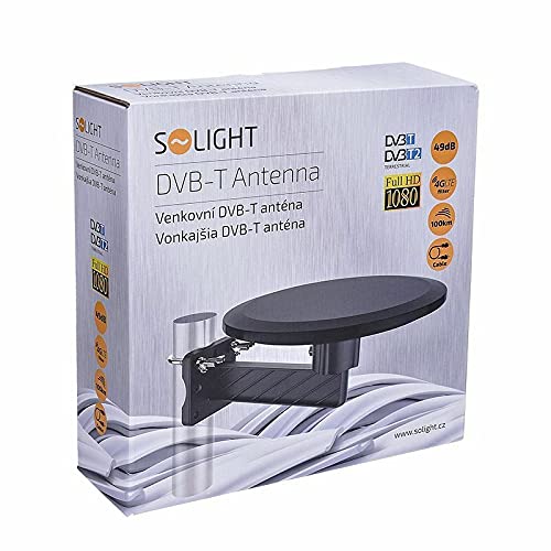 Solight Antenne Dvb-t, 49dbi, l'Antenne Et Accessoires Tv, Antennes, Antennes Extérieures, Hn 66