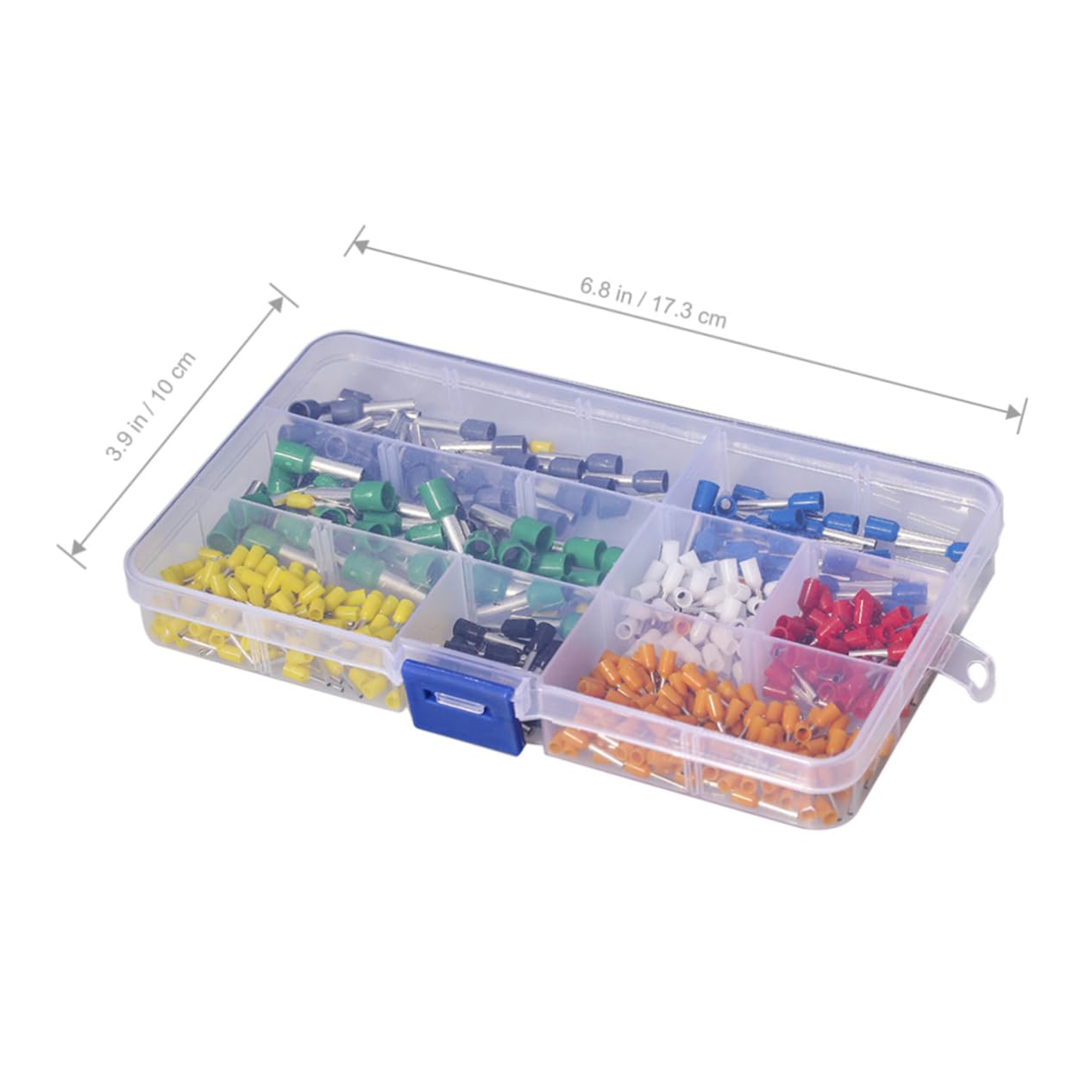 Healvian 3sets Crimper Kit Sortiment Terminal Set Marine Auto Isolierte Terminals Dichtung 400 Stücke * 3