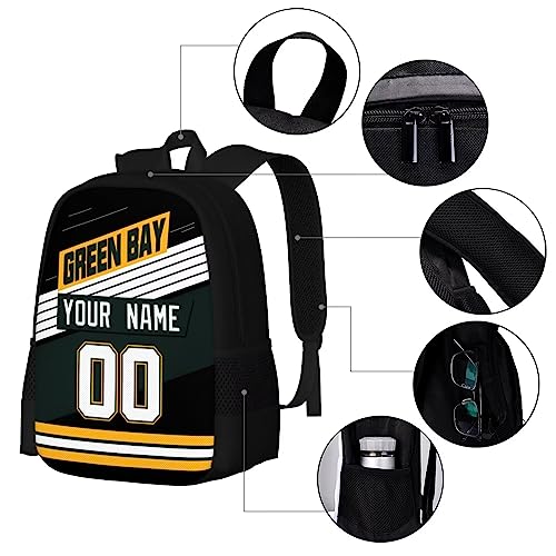 Green Bay Backpack Personalized Bags for Men Women Gifts4