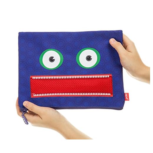 Zipit ZJ de ggnt de RB Googly Jumbo estuche unterhaltsam y graciosa Indigo Azul