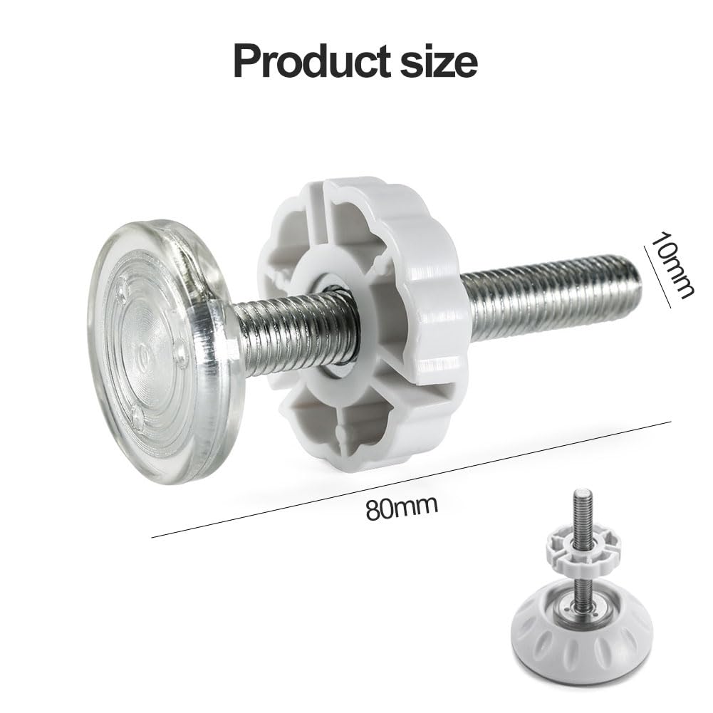 Tornillos Para Barrera De Seguridad Bebé (4 Piezas) M10: Perno En Y Para Barandillas Redondas Escaleras - Baby Gate Guru