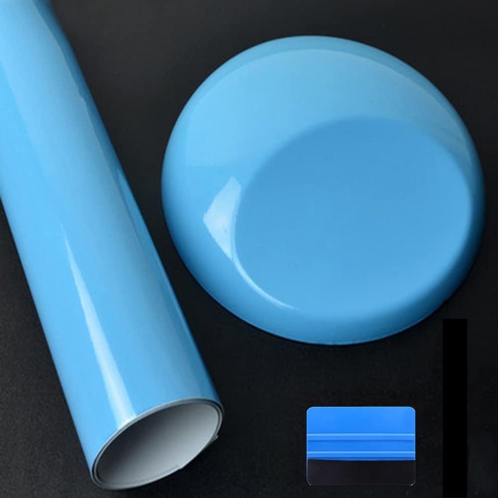 NewL High Gloss Red Vinyl Wrap Self Adhesive Air Release Bubble Outdoor Rated for Automotive Use (30cm x 150cm) — view 33