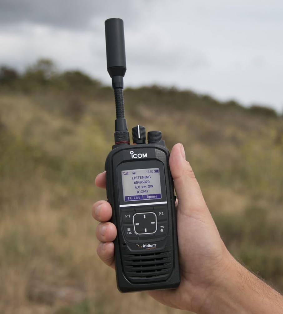 ICOM IC-SAT100 Icom & Iridium Satellite Push-to-Talk PTT dwukierunkowe radio - globalne zastosowanie