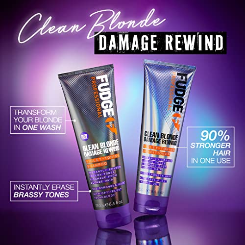 Shampoo By Fudge Clean Blonde Damage Rewind Violet-Toning Shampoo 1000Ml #TOP1