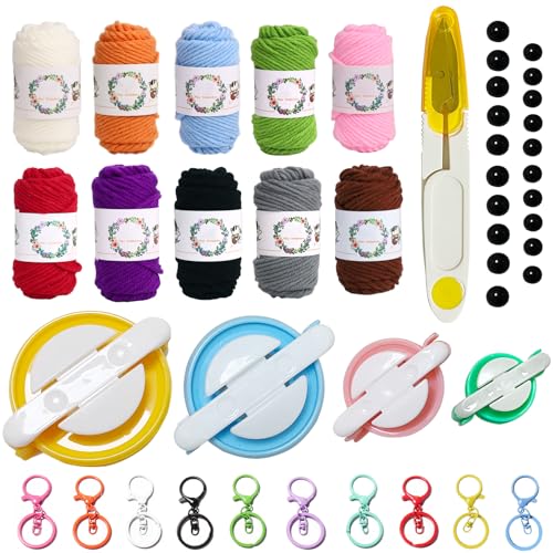 Pompom Makers, conjunto de ferramentas para fazer pompons, faça você mesmo, tecelão de bolas de pelú