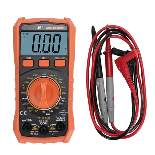 Multimètre Numérique Intelligent AUNMAS VC201 avec Écran LCD HD et Voltmètre NCV