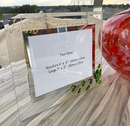 Dreamair Clear 55Th Wedding (Emerald) Anniversary Photo Frame (L) (7X5) Flower