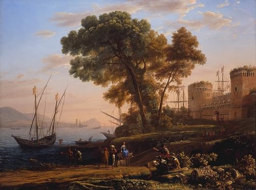 Affiche decorative Art Mural Grand Format 60x90cm Claude Lorrain