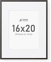 Vista 16 de Portarretratos de madera de 5 x 7 pulgadas, marco de fotos de 5 x 7 pulgadas, mate a acabado de chapa de madera de 4 x 6 pulgadas, color marrón