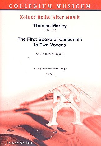 Partition First Booke of Canzonets pour rompre la monotonie en duo