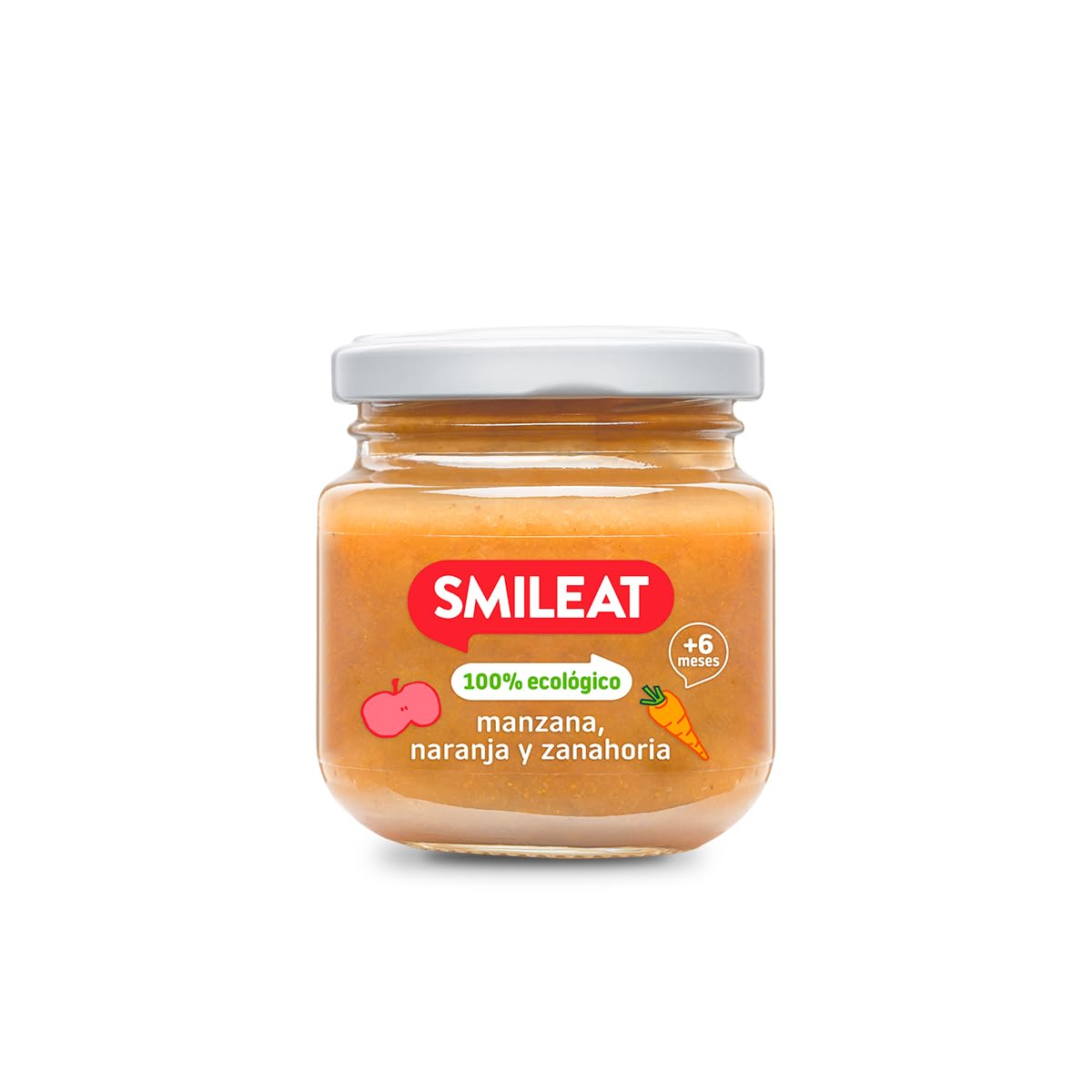 Smileat - Tarrito Ecológico con Sabor a Ternera con Verduras, Ingredientes Naturales, para Bebés desde 6 Meses, Sano y Saludable, sin Gluten - Tarro de 230 g — view 16