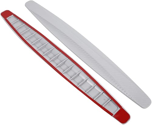 Protector de parachoques para automóvil, 2 piezas universales para parachoques delantero y trasero, tiras antiarañazos, adhesivo protector de
