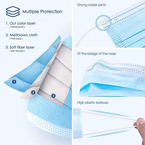 Disposable Face Masks, Face Masks Of 50 Pack Disposable Mask- Cats And Dogs Printed Adult Disposable Face Masks For Women Men (Gg, Medium) #TOP4