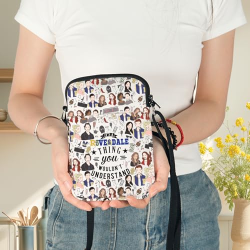 G2TUP River TV Inspired Crossbody Bag Archie Andrews & Jughead Jones Fans Gift Betty Cooper & Veronica Lodge Shoulder Bag4