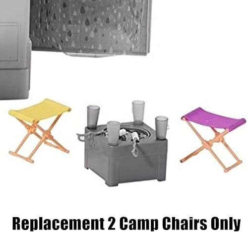 Miniatura 2 de Barbie Piezas de repuesto 3 en 1 DreamCamper Vehículo Playset - GHL93  2 sillas de campamento de repuesto