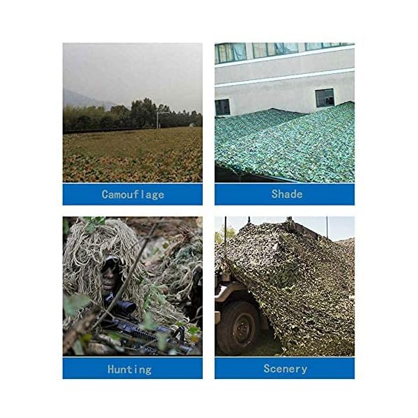 KEANCH Camouflage Mesh Net Blinds, Camo Netting Wüste, Jagdwald Camo Net, Für Sunshade Dekoration Jagd Camping Hide(Size… – Bild 6