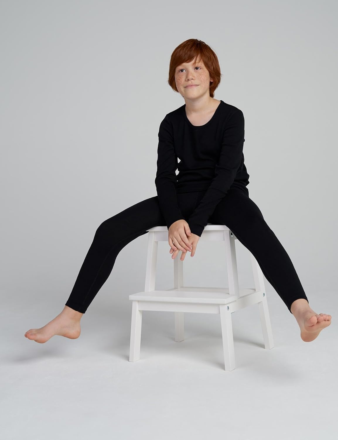 LAPASA Kids Merino Wool Base Layer Bottom Pants for Girls Boys Unisex K14 - Image 6