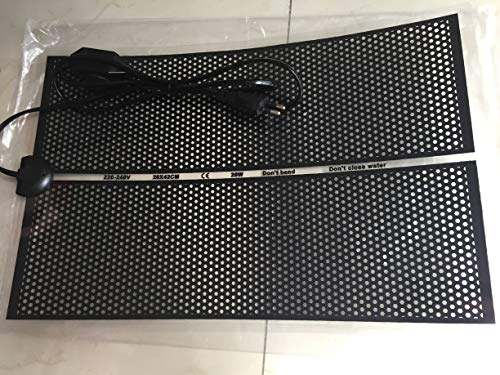 Yinong-eu Manta termica Calor para Reptiles, Anfibios y invertebrado en terrarios (20W)