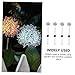 ibasenice 4 Pcs Dandelion Shape Led Solar Lights Solar Garden Decorative Lights Ground Lamp Ornament No Tools Needed