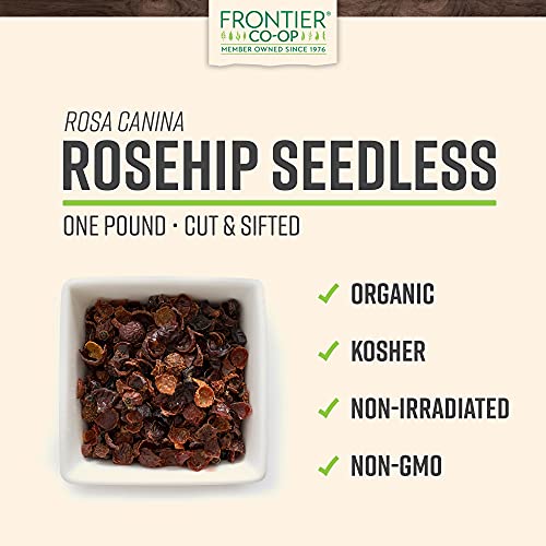Frontier Co-op 1lb Organic Seedless Cut & Sifted Rosehips