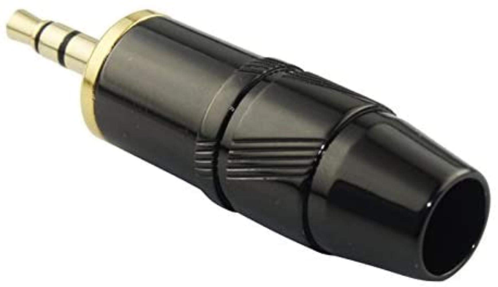 Pozłacana miedziana miedzi 3.5mm Stereo Audio Plug 3.5 Mikrofon słuchawkowy Aux Car Audio Head (5 sztuk) Najwyższa jakość dźwięku (Color : A)