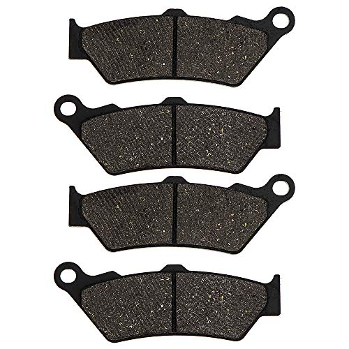 Image of NICHE Brake Pad for Harley-Davidson 41300169 Semi-Metallic 2 Pack | Harley-Davidson /BMW, Fits 2016-2019 Street 500 XG500; 1996-1997 F650ST; 2018 K1600 Bagger; 1998-2000 F650; 1999-2012 F650GS