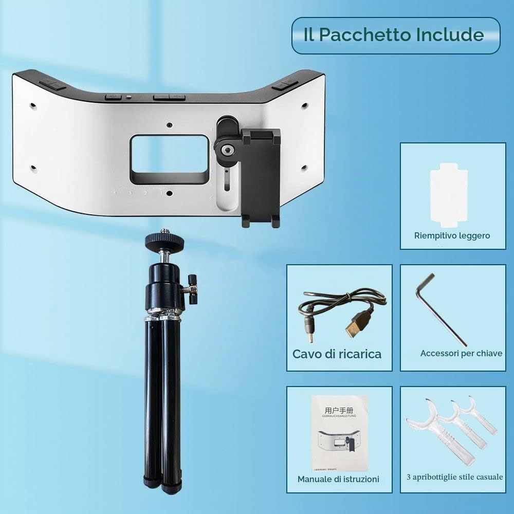 Luce Per Fotografia Odontoiatrica Flash, Lampada Di Riempimento Orale LED | Odontoiatria Foto Video Attrezzatura Per Ortodonzia Per Illuminazione Trattamento Dentista