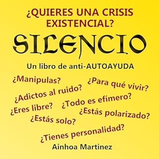 Diseño de la portada del título Silencio