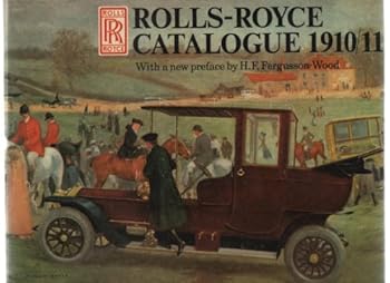 Hardcover Rolls Royce Catalogue 1910-11 Book