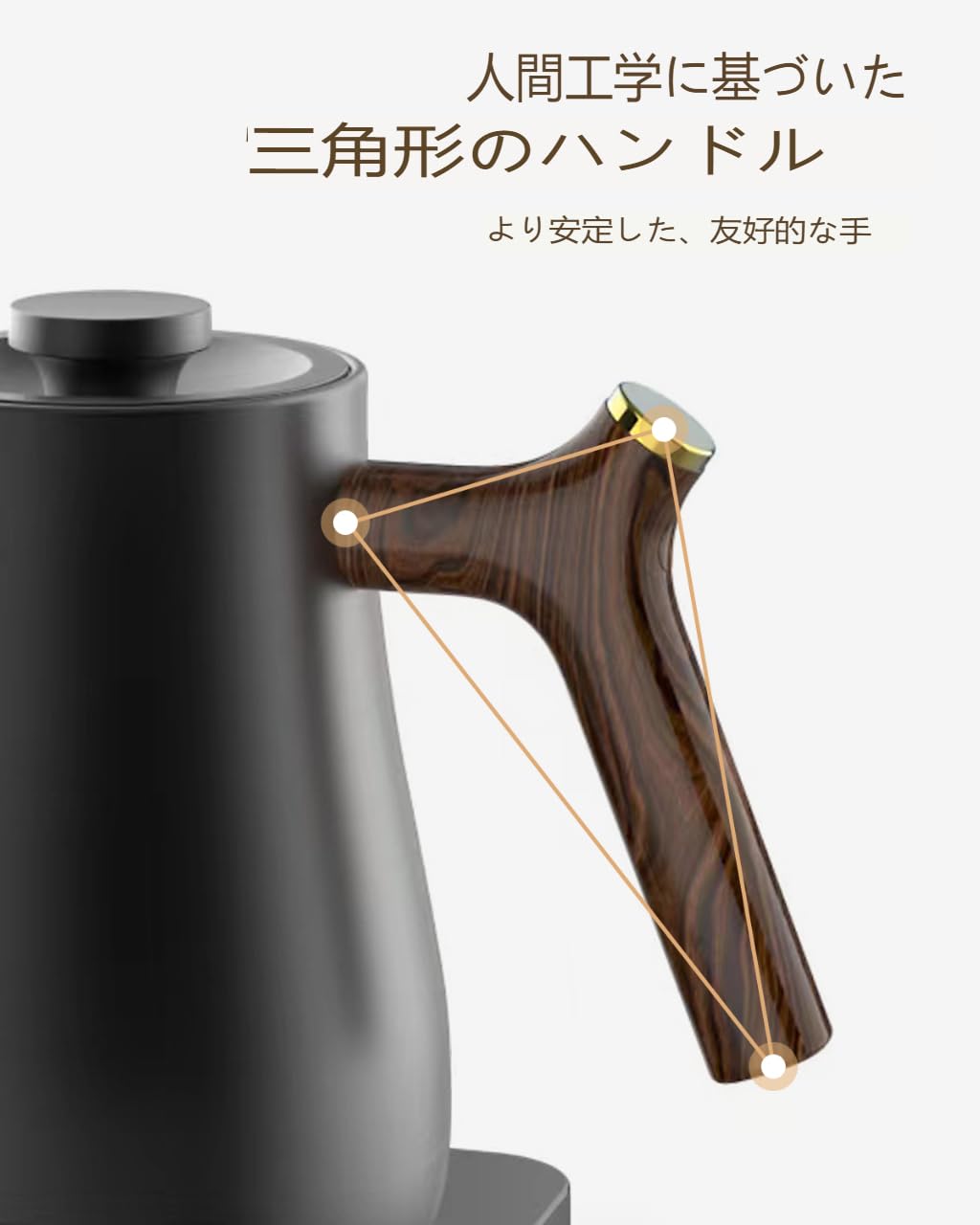 Amazon | 電気ケトル 0.8L (2024限定版) コーヒー ドリップケトル 温度
