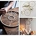 10 Paquetes de Anillos de Bambú Dream Catcher, Anillo de Aro de...