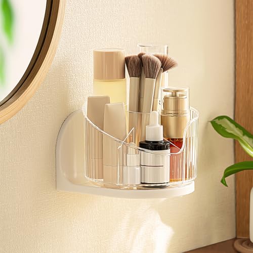 Poeland Wall Mounted Makeup Brushes Organizer