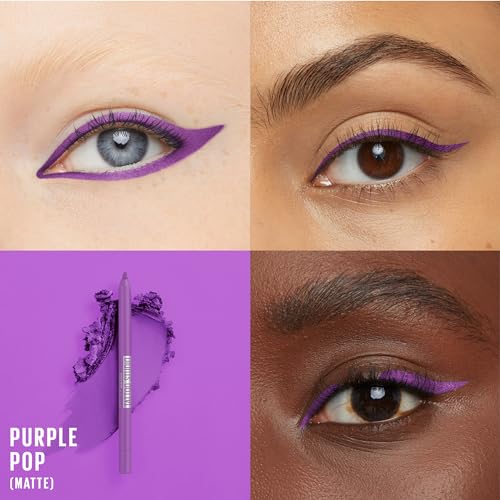 Maybelline Gell Pencil Liner, Tattoo Eye Liner Quick Drying Eyeliner, Waterproof & Smudge-Proof, Semi-Permanent Tattoo - Image 3