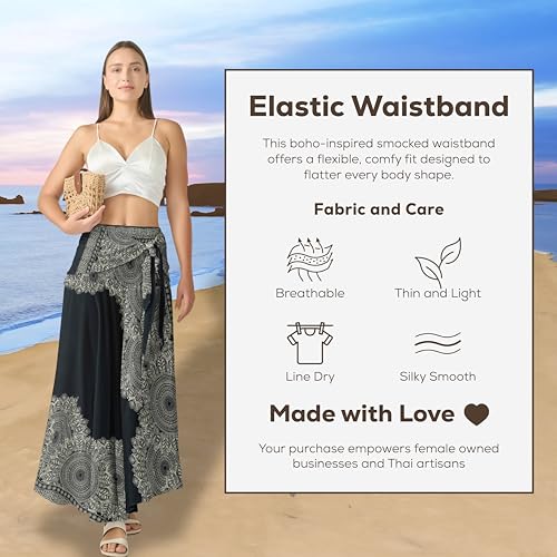 Image of Joob Joob Long Boho Skirts for Women - Bohemian Hippie Maxi Summer Skirt