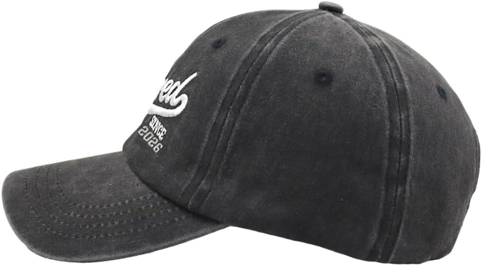 OASCUVER Retired Since 2025 2026 Hat, Adjustable Cotton Baseball Cap Distressed for Retirees Men Women - Image 4