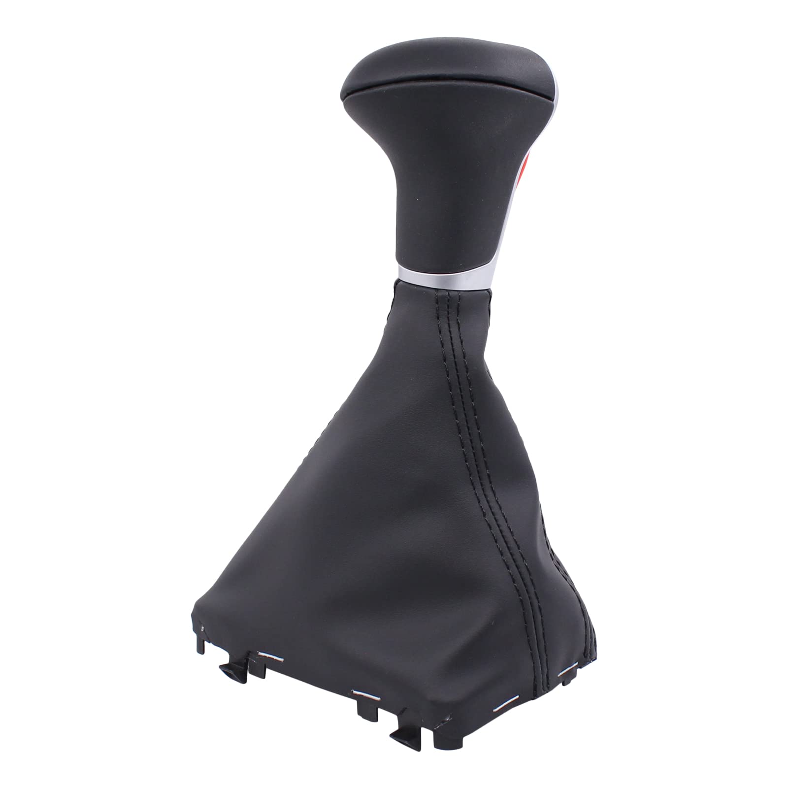 Doo Engy Leder Schaltknauf Schaltknäufe Automatik Schaltsack Staubschutz Gangwahlhebel Schaltknüppel schwarz für A3 8P A4 B8 A5 8T A6 C6 4f Q5 8R