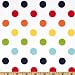 Riley Blake Dots Medium Rainbow Fabric