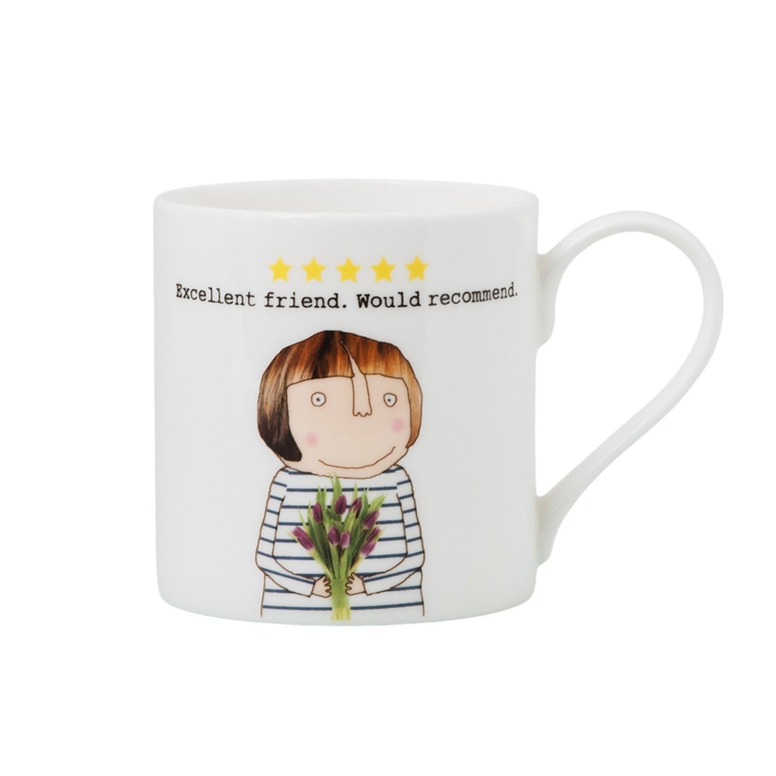 Love Kates Rosie Made A Thing Excellent Friend Would Recommend Mug in Gift Box - Mug - by Rosie Made A Thing - Friendship, Gift Box, Humour, Quality, Bone China, Present for Her