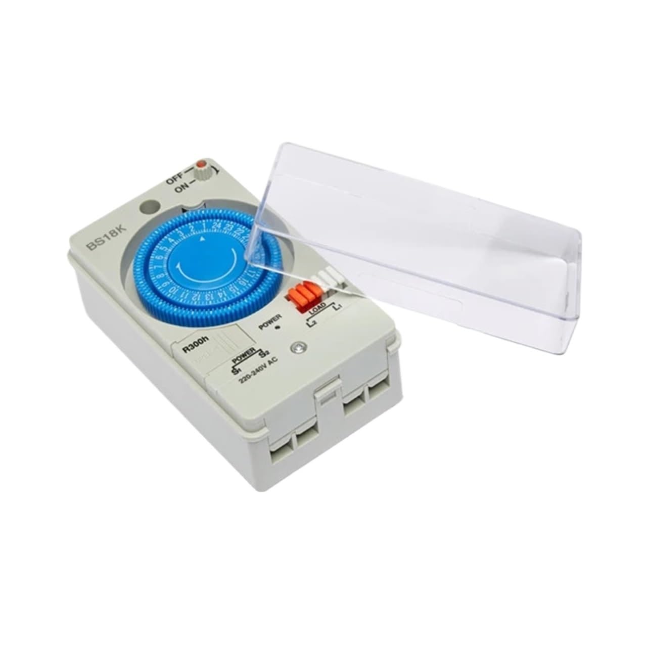 Interruttore Timer 220 V Interruttore Timer Meccanico 24 Ore, con 48 Volte di accensione/spegnimento al Giorno Intervallo di impostazione 'Ora 30 Minuti (Size : 110v)