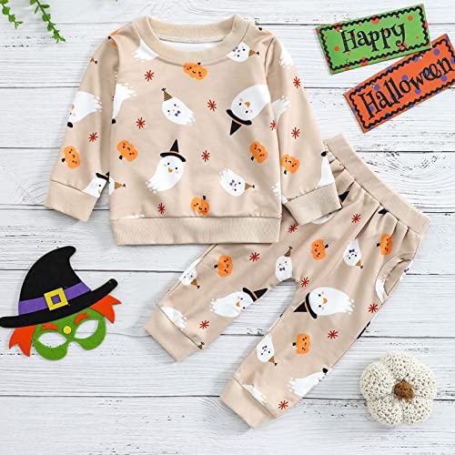 roupa recém-nascida de halloween roupa recém-nascida halloween infantil meninos meninas manga longa