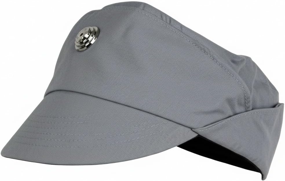 OEM Imperial Officer Headgear CAP Hat Wear Costume Black Grey Gray Color/size (XL, Grey)